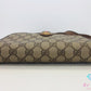 グッチ GUCCI ショルダーバッグ 001.122.6594 シェリー ウェビング ブラウン 茶 PVC レザー ロゴ ポシェット クロスボディ 鞄 【中古】【送料無料】 bk10580