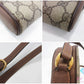 グッチ GUCCI ショルダーバッグ 001.122.6594 シェリー ウェビング ブラウン 茶 PVC レザー ロゴ ポシェット クロスボディ 鞄 【中古】【送料無料】 bk10580
