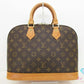 ルイ ヴィトン LOUIS VUITTON ハンドバッグ モノグラム アルマ M51130 ブラウン 茶 LV ロゴ ショルダーバッグ 手提げ 鞄 【中古】【送料無料】 bk10581