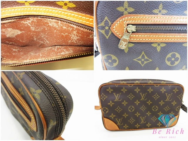 ルイ ヴィトン LOUIS VUITTON モノグラム マルリードラゴンヌ GM M51825 LV ストラップ セカンドバッグ クラッチバッグ ハンドバッグ ポーチ 手持ち 鞄 【中古】【送料無料】bk10582