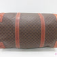 セリーヌ CELINE ボストンバッグ マカダム ブラウン 茶 PVC レザー ブラゾン ロゴ ハンドバッグ トラベル 旅行 鞄 【中古】【送料無料】 bk10590