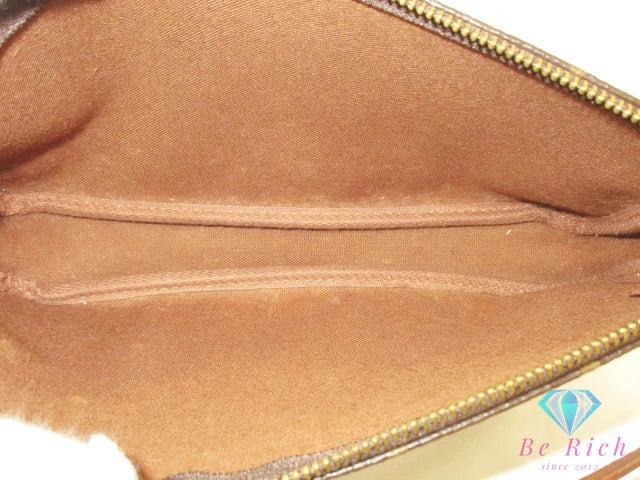 ルイ ヴィトン LOUIS VUITTON アクセサリーポーチ モノグラム ポシェット アクセソワール M51980 ブラウン 茶 PVC レザー LV ロゴ ハンドバッグ ショルダーバッグ 鞄 【中古】【送料無料】bk10591