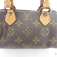 ルイ ヴィトン LOUIS VUITTON モノグラム ミニ スピーディ M41534 ブラウン 茶 LV ロゴ ハンドバッグ ショルダーバッグ ポシェット ポーチ クロスボディ 斜め掛け 鞄  【中古】【送料無料】 bk10592