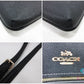 コーチ COACH ショルダーバッグ ポシェット CV405 黒 ブラック レザー ロゴ クロスボディ 斜め掛け 鞄 【中古】【送料無料】 bk10594