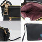 コーチ COACH ショルダーバッグ ポシェット CV405 黒 ブラック レザー ロゴ クロスボディ 斜め掛け 鞄 【中古】【送料無料】 bk10594