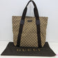 グッチ GUCCI トートバッグ 189669 GG ベージュ ブラウン キャンバス レザー ロゴ ショルダーバッグ ハンドバッグ 肩掛け 鞄 【中古】【送料無料】 bk10602