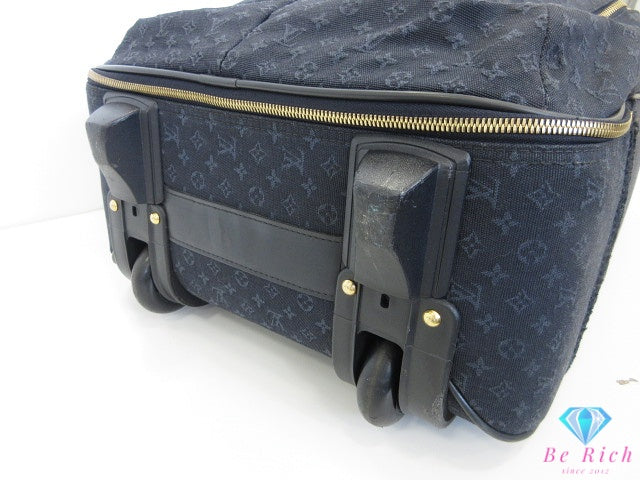ルイ ヴィトン LOUIS VUITTON モノグラム ミニ アネット M23281 TST ブルー 紺 ネイビー キャンバス レザー キャリーケース スーツケース トラベルバッグ ビジネス トラベル 旅行【中古】【送料無料】 bk10607