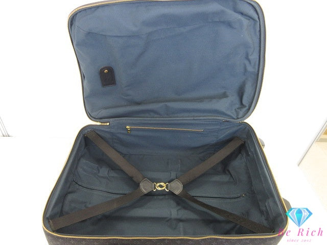 ルイ ヴィトン LOUIS VUITTON モノグラム ミニ アネット M23281 TST ブルー 紺 ネイビー キャンバス レザー キャリーケース スーツケース トラベルバッグ ビジネス トラベル 旅行【中古】【送料無料】 bk10607