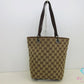グッチ GUCCI トートバッグ 31244 GG ベージュ 茶 ロゴ 縦型 ショルダーバッグ ハンドバッグ 鞄 【中古】【送料無料】 bk10610