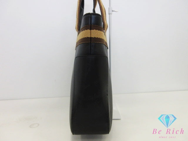 グッチ GUCCI シェリー トートバッグ 002.1135 ブラック 黒 レザー ロゴ ショルダーバッグ ハンドバッグ 鞄 【中古】【送料無料】 bk10611