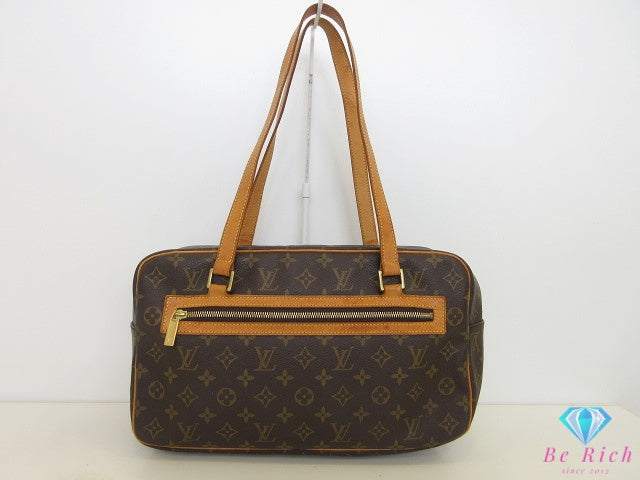 ルイ ヴィトン LOUIS VUITTON ショルダーバッグ モノグラム シテ GM M51181 ブラウン 茶 PVC レザー LV ロゴ ハンドバッグ 肩掛け 鞄  【中古】【送料無料】 bk10616