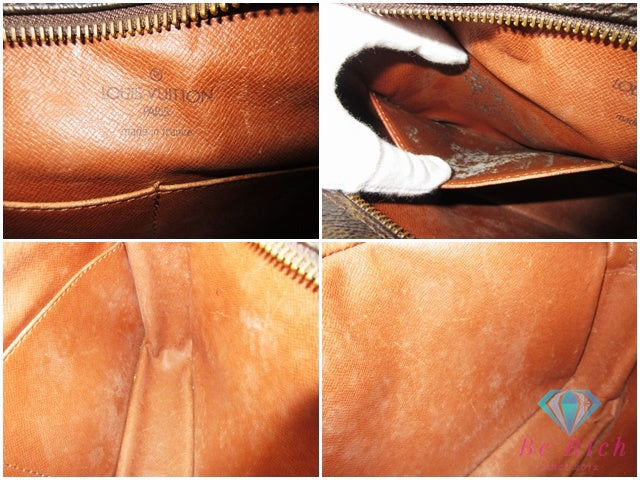 ルイ ヴィトン LOUIS VUITTON クラッチバッグ モノグラム コンピエーニュ M51845 茶 ブラウン PVC レザー LV ロゴ セカンドバッグ ハンドバッグ ポーチ 鞄 メンズ 【中古】【送料無料】bk10625