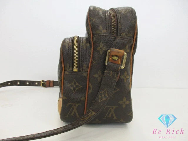 ルイ ヴィトン LOUIS VUITTON ショルダーバッグ モノグラム ナイル M45244 茶 ブラウン PVC レザー LV ロゴ クロスボディ 斜め掛け 鞄 【中古】【送料無料】 bk10626