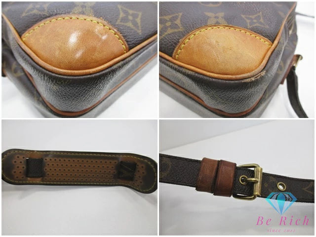 ルイ ヴィトン LOUIS VUITTON ショルダーバッグ モノグラム ナイル M45244 茶 ブラウン PVC レザー LV ロゴ クロスボディ 斜め掛け 鞄 【中古】【送料無料】 bk10626