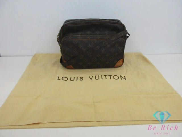 ルイ ヴィトン LOUIS VUITTON ショルダーバッグ モノグラム ナイル M45244 茶 ブラウン PVC レザー LV ロゴ クロスボディ 斜め掛け 鞄 【中古】【送料無料】 bk10626
