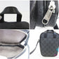 グッチ GUCCI インターロッキング G ショルダーバッグ 672952 GG スプリーム 黒 ブラック グレー ロゴ PVC レザー ポシェット クロスボディ 斜め掛け 鞄 スマホ 【中古】【送料無料】 bk10633