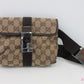 グッチ GUCCI ウエストバッグ 131236 GG ロゴ ベージュ ブラウン ウエストポーチ ボディバッグ ベルト 鞄 【中古】【送料無料】 bk10634