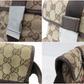 グッチ GUCCI ウエストバッグ 131236 GG ロゴ ベージュ ブラウン ウエストポーチ ボディバッグ ベルト 鞄 【中古】【送料無料】 bk10634