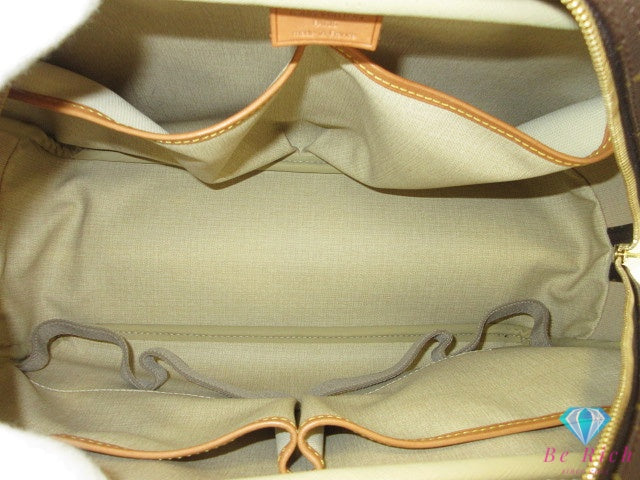 ルイ ヴィトン LOUIS VUITTON ハンドバッグ モノグラム ドーヴィル M47270 ブラウン 茶 LV ロゴ ボストンバッグ ショルダーバッグ 化粧 コスメ ボーリング バニティ    【中古】【送料無料】 bk10645