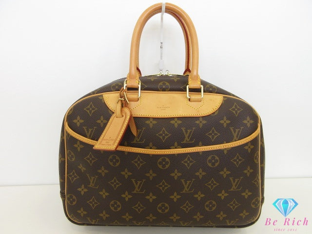 ルイ ヴィトン LOUIS VUITTON ハンドバッグ モノグラム ドーヴィル M47270 ブラウン 茶 LV ロゴ ボストンバッグ ショルダーバッグ 化粧 コスメ ボーリング バニティ    【中古】【送料無料】 bk10649