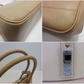 グッチ GUCCI ハンドバッグ 92726 ベージュ シルバー 金具 レザー ロゴ 手提げ 肩掛け 鞄 パーティ 【中古】【送料無料】 bk10662
