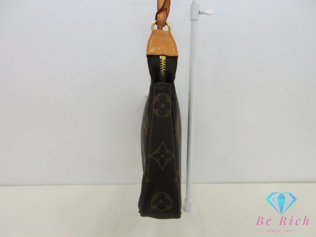 ルイ ヴィトン LOUIS VUITTON アクセサリー ポーチ モノグラム ポシェット アクセソワール M51980 ブラウン 茶 PVC レザー LV ロゴ ハンドバッグ ショルダーバッグ 鞄 【中古】【送料無料】bk10668