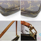 ルイ ヴィトン LOUIS VUITTON アクセサリー ポーチ モノグラム ポシェット アクセソワール M51980 ブラウン 茶 PVC レザー LV ロゴ ハンドバッグ ショルダーバッグ 鞄 【中古】【送料無料】bk10668