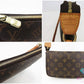 ルイ ヴィトン LOUIS VUITTON アクセサリー ポーチ モノグラム ポシェット アクセソワール M51980 ブラウン 茶 PVC レザー LV ロゴ ハンドバッグ ショルダーバッグ 鞄 【中古】【送料無料】bk10668