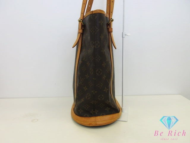 ルイ ヴィトン LOUIS VUITTON トートバッグ モノグラム バケット GM M42236 LV ロゴ ポーチ 付 バケツ型 ショルダーバッグ【中古】【送料無料】 bk10669
