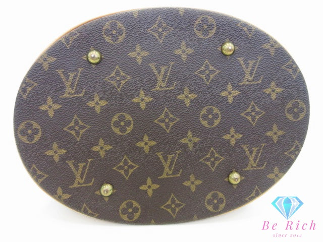 ルイ ヴィトン LOUIS VUITTON トートバッグ モノグラム バケット GM M42236 LV ロゴ ポーチ 付 バケツ型 ショルダーバッグ【中古】【送料無料】 bk10669