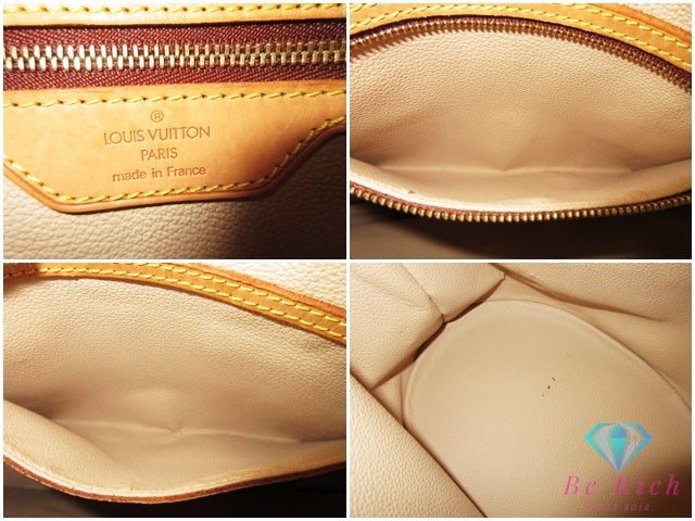 ルイ ヴィトン LOUIS VUITTON トートバッグ モノグラム バケット GM M42236 LV ロゴ ポーチ 付 バケツ型 ショルダーバッグ【中古】【送料無料】 bk10669