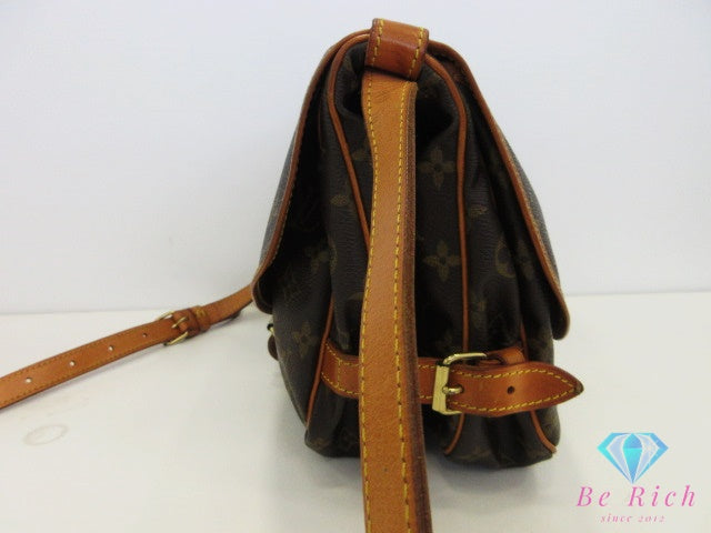 ルイ ヴィトン LOUIS VUITTON ショルダーバッグ モノグラム ソミュール 30 M42256 ブラウン 茶 ダブル フラップ 肩掛け 斜め掛け 鞄 定番 人気 【中古】【送料無料】  bk10679