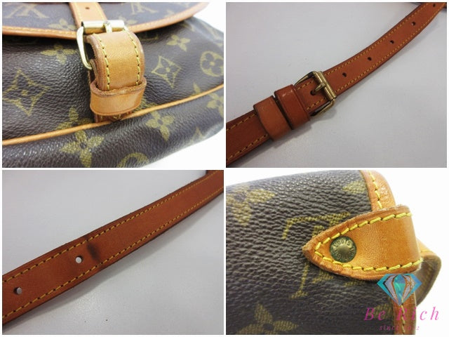 ルイ ヴィトン LOUIS VUITTON ショルダーバッグ モノグラム ソミュール 30 M42256 ブラウン 茶 ダブル フラップ 肩掛け 斜め掛け 鞄 定番 人気 【中古】【送料無料】  bk10679