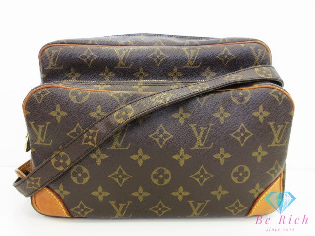 ルイ ヴィトン LOUIS VUITTON ショルダーバッグ モノグラム ナイル M45244 茶 ブラウン PVC レザー LV ロゴ クロスボディ 斜め掛け 鞄 【中古】【送料無料】 bk10688