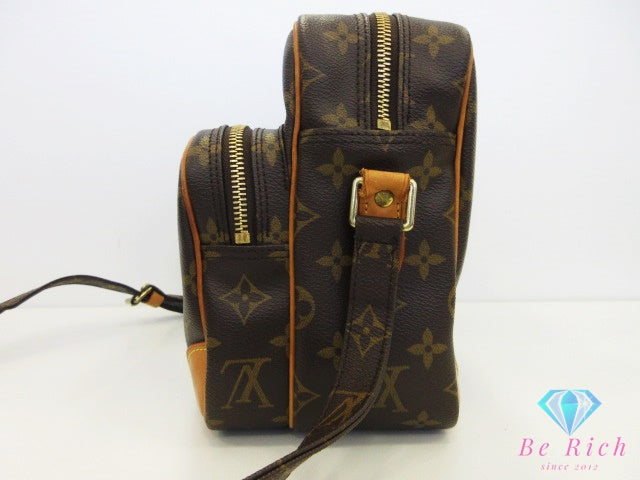 ルイ ヴィトン LOUIS VUITTON ショルダーバッグ モノグラム ナイル M45244 茶 ブラウン PVC レザー LV ロゴ クロスボディ 斜め掛け 鞄 【中古】【送料無料】 bk10688