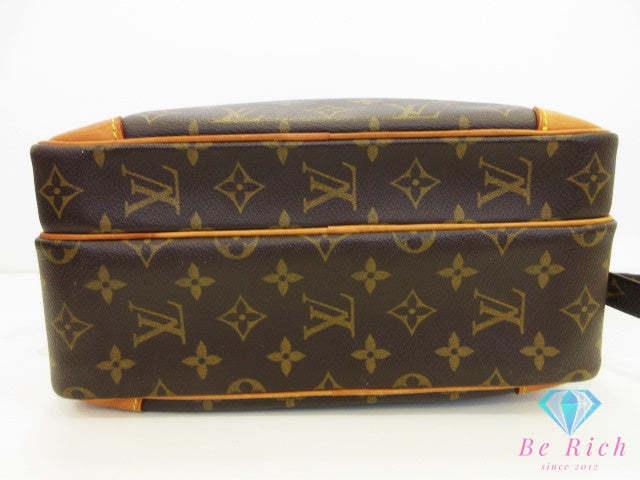 ルイ ヴィトン LOUIS VUITTON ショルダーバッグ モノグラム ナイル M45244 茶 ブラウン PVC レザー LV ロゴ クロスボディ 斜め掛け 鞄 【中古】【送料無料】 bk10688