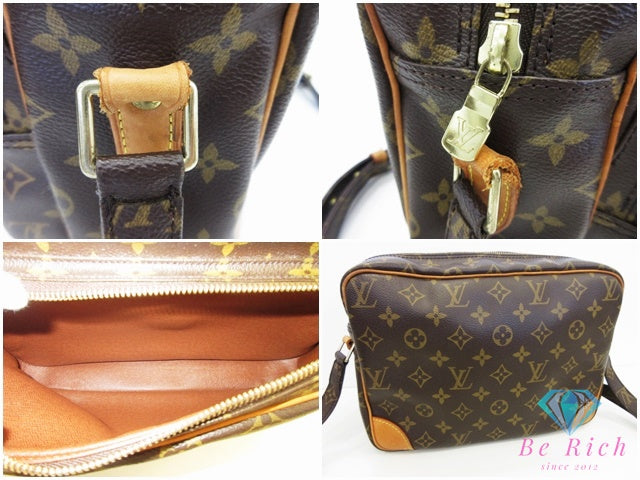 ルイ ヴィトン LOUIS VUITTON ショルダーバッグ モノグラム ナイル M45244 茶 ブラウン PVC レザー LV ロゴ クロスボディ 斜め掛け 鞄 【中古】【送料無料】 bk10688