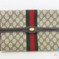 グッチ GUCCI クラッチバッグ 41.014.3087.30  アクセサリーコレクション シェリー ベージュ 茶 ブラウン PVC レザー  セカンドバッグ ビジネスバッグ オールド【中古】【送料無料】 bk10691