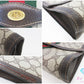 グッチ GUCCI クラッチバッグ 41.014.3087.30  アクセサリーコレクション シェリー ベージュ 茶 ブラウン PVC レザー  セカンドバッグ ビジネスバッグ オールド【中古】【送料無料】 bk10691