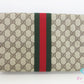 グッチ GUCCI クラッチバッグ 41.014.3087.30  アクセサリーコレクション シェリー ベージュ 茶 ブラウン PVC レザー  セカンドバッグ ビジネスバッグ オールド【中古】【送料無料】 bk10691