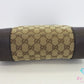 グッチ GUCCI ショルダーバッグ 114273 GG ブラウン 茶 キャンバス レザー ロゴ 斜め掛け 鞄 【中古】【送料無料】bk10704