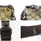 グッチ GUCCI ショルダーバッグ 114273 GG ブラウン 茶 キャンバス レザー ロゴ 斜め掛け 鞄 【中古】【送料無料】bk10704