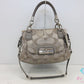 コーチ COACH シグネチャー 2way ハンドバッグ ショルダーバッグ 16812 サテンキャンバス レザー ロゴ クロスボディ 鞄 【中古】【送料無料】 bk10709