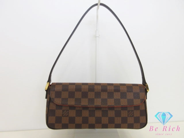 ルイ ヴィトン LOUIS VUITTON ショルダーバッグ ダミエ レコレータ N51299 エベヌ ロゴ ハンドバッグ アクセサリーポーチ パーティバッグ 肩掛け 鞄 【中古】【送料無料】 bk10712