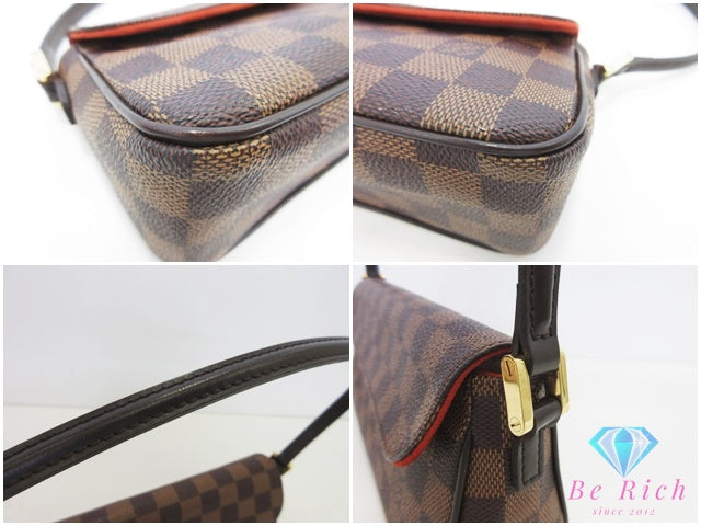 ルイ ヴィトン LOUIS VUITTON ショルダーバッグ ダミエ レコレータ N51299 エベヌ ロゴ ハンドバッグ アクセサリーポーチ パーティバッグ 肩掛け 鞄 【中古】【送料無料】 bk10712