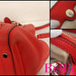 ケイト スペード kate spade 2way ショルダーバッグ PXRU4041 マーサー アイル スローン レッド 赤 パンチング レザー トートバッグ ロゴ 肩掛け 鞄 【中古】【送料無料】 bk6199