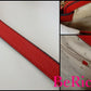 ケイト スペード kate spade 2way ショルダーバッグ PXRU4041 マーサー アイル スローン レッド 赤 パンチング レザー トートバッグ ロゴ 肩掛け 鞄 【中古】【送料無料】 bk6199