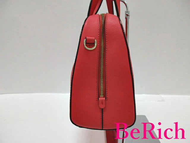 ケイト スペード kate spade 2way ショルダーバッグ WKRU 3367 スモール フェリックス ニューベリーレーン ピンク レザー ロゴ ハンドバッグ 肩掛け 鞄 【中古】【送料無料】 bk6958