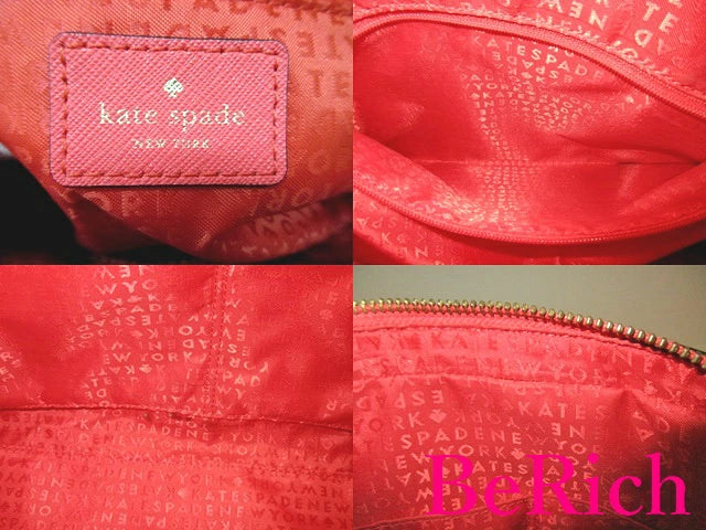 ケイト スペード kate spade 2way ショルダーバッグ WKRU 3367 スモール フェリックス ニューベリーレーン ピンク レザー ロゴ ハンドバッグ 肩掛け 鞄 【中古】【送料無料】 bk6958