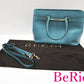 グッチ GUCCI 2way ショルダーバッグ ハンドバッグ 319795 ホースビット ターコイズ ブルー レザー GG ロゴ 鞄  【中古】【送料無料】 bk6987